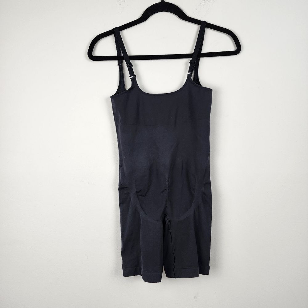 Maidenform Flexes Black Shape wear Stretch Jumpsuit Romper Size L - Picture 3 of 10